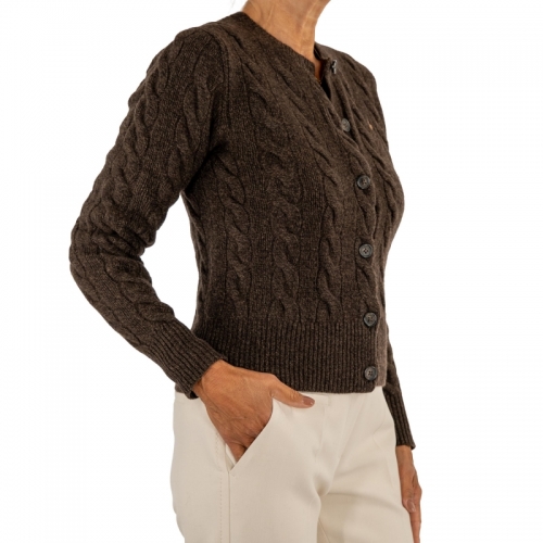 CARDIGAN 019 BROWN