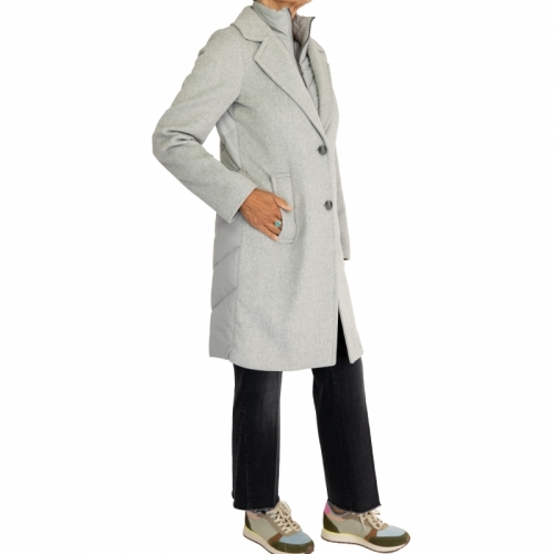 Skylar Coat soft grey heath