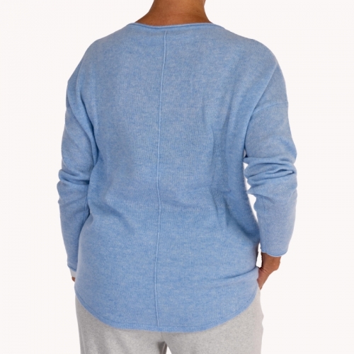 Pullover 37 soft denim