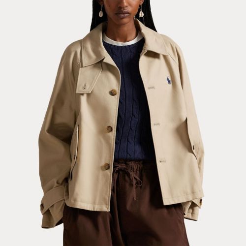 WOVEN-JACKET BEIGE BEIGE